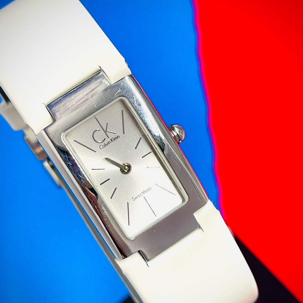 Calvin Klein Ladies White Casual Watch K5923138